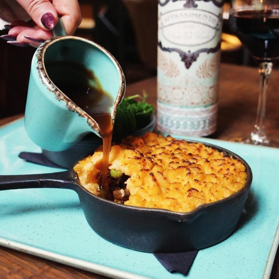 达尔文联排别墅旅馆 什鲁斯伯里 外观 照片 Shepherd's pie